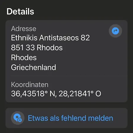 In Rhodos Stadt Lägenhet *